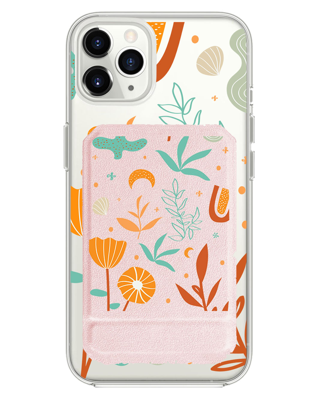 iPhone Magnetic Multifold Wallet - Autumn Botanical