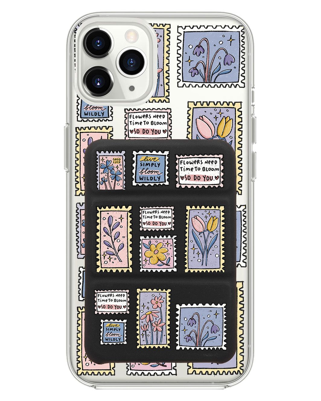 เคสพับสามทบแม่เหล็กสำหรับ iPhone - Time to Bloom