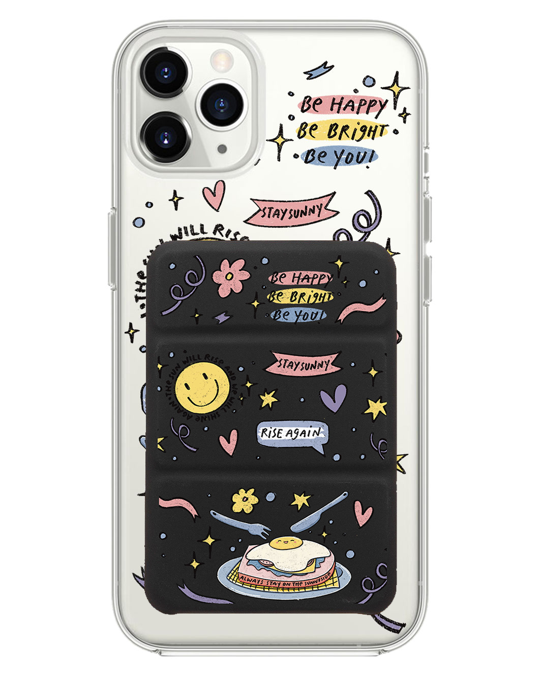 เคสพับสามทบแม่เหล็กสำหรับ iPhone - Rise