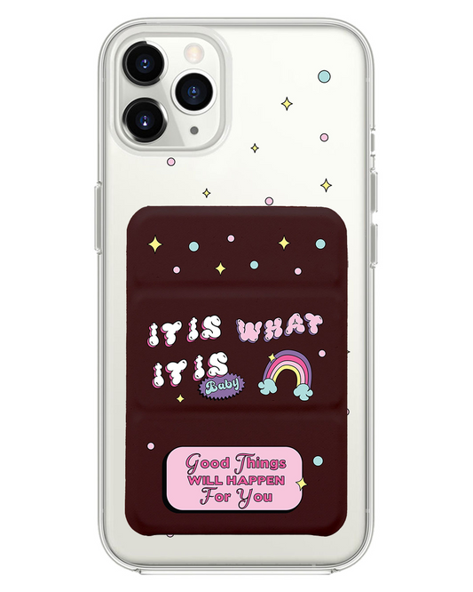 เคสพับสามทบแม่เหล็กสำหรับ iPhone - Its is What it is Baby