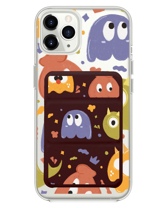 เคสพับสามทบแบบแม่เหล็กสำหรับ iPhone - ลาย Cute Monster 1.0