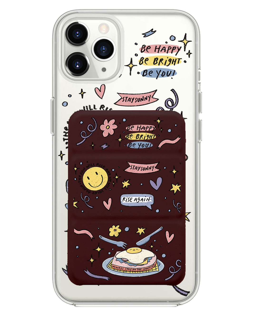 เคสพับสามทบแม่เหล็กสำหรับ iPhone - Rise