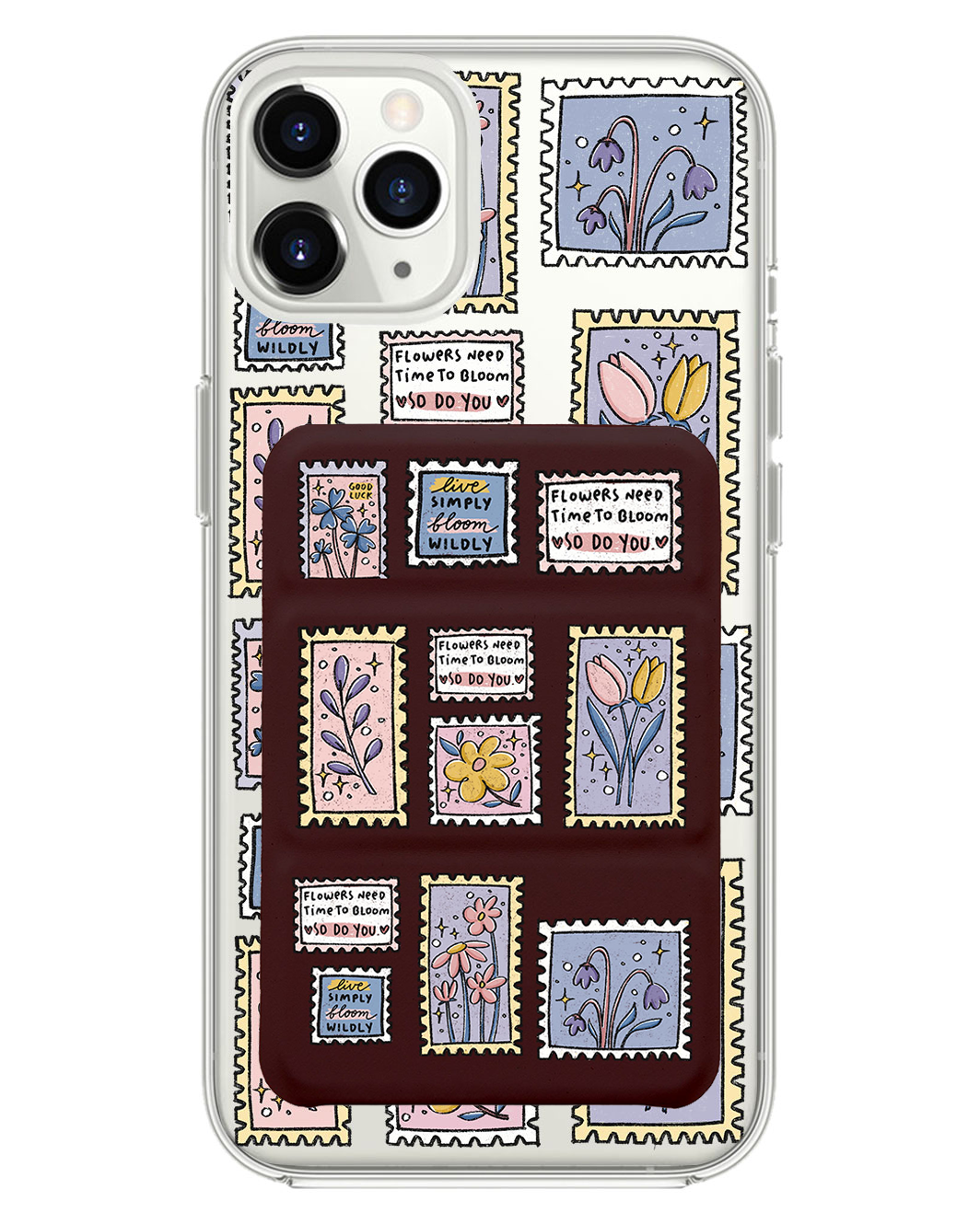 เคสพับสามทบแม่เหล็กสำหรับ iPhone - Time to Bloom