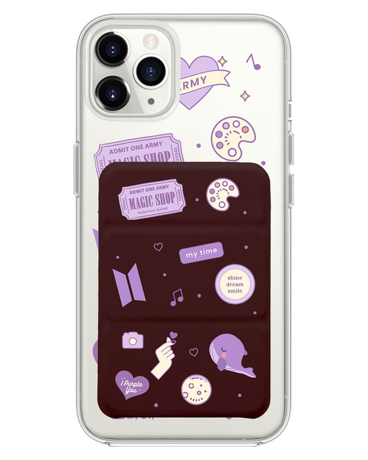 เคสพับสามทบแม่เหล็กสำหรับ iPhone - BTS Proof