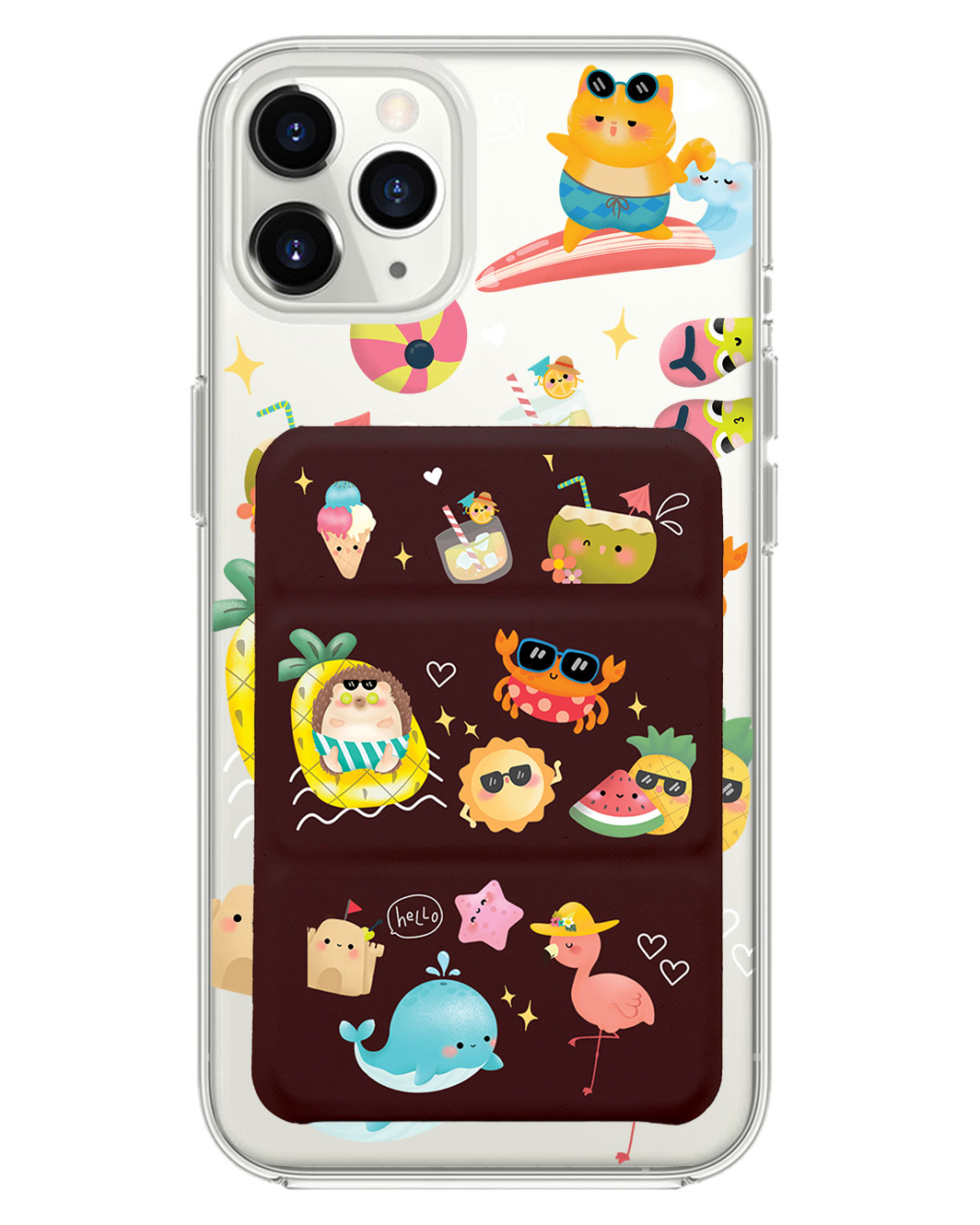 เคสแบบพับสามทบแม่เหล็กสำหรับ iPhone - ฤดูร้อน