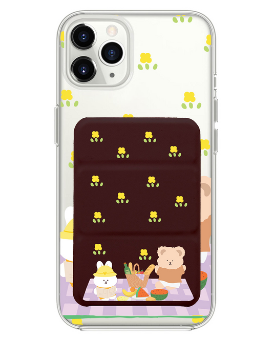 เคสพับสามทบแม่เหล็กสำหรับ iPhone - สี Picnic Lilac