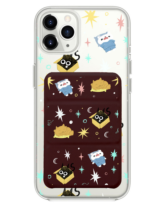 เคสพับสามทบแม่เหล็กสำหรับ iPhone - Nightover