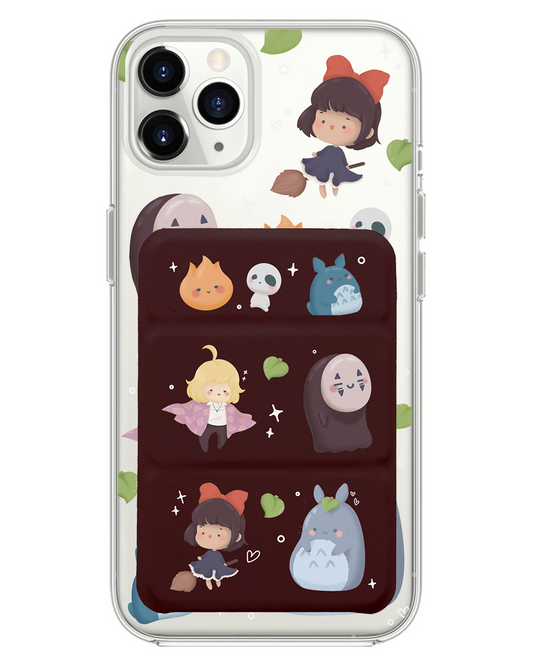 เคสพับสามทบแม่เหล็กสำหรับ iPhone - Ghibli