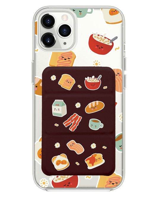 เคสพับสามทบแบบแม่เหล็กสำหรับ iPhone - English Breakfast