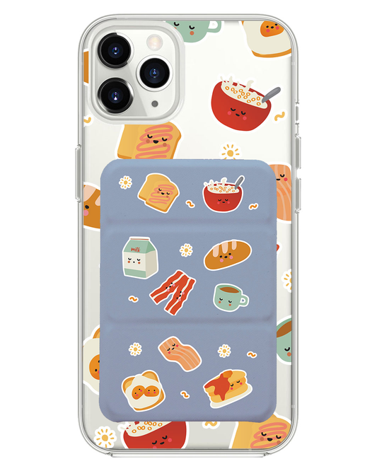 เคสพับสามทบแบบแม่เหล็กสำหรับ iPhone - English Breakfast