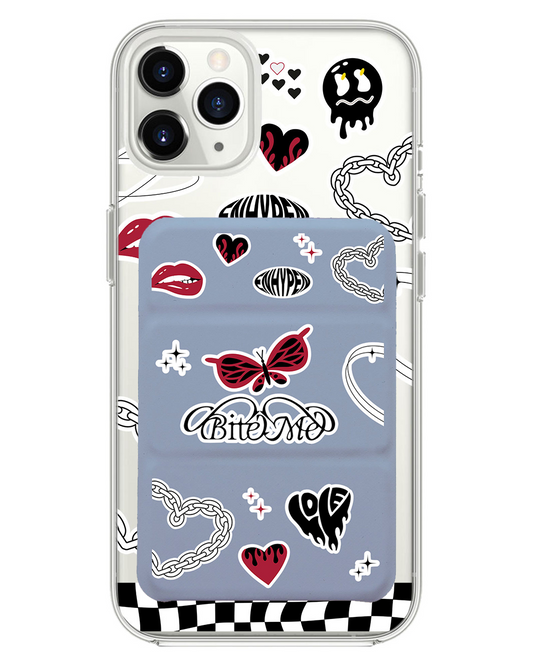 เคสพับสามทบแม่เหล็กสำหรับ iPhone - Enhypen Bite Me