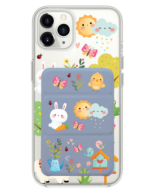 เคสแบบพับสามทบแม่เหล็กสำหรับ iPhone - สปริง