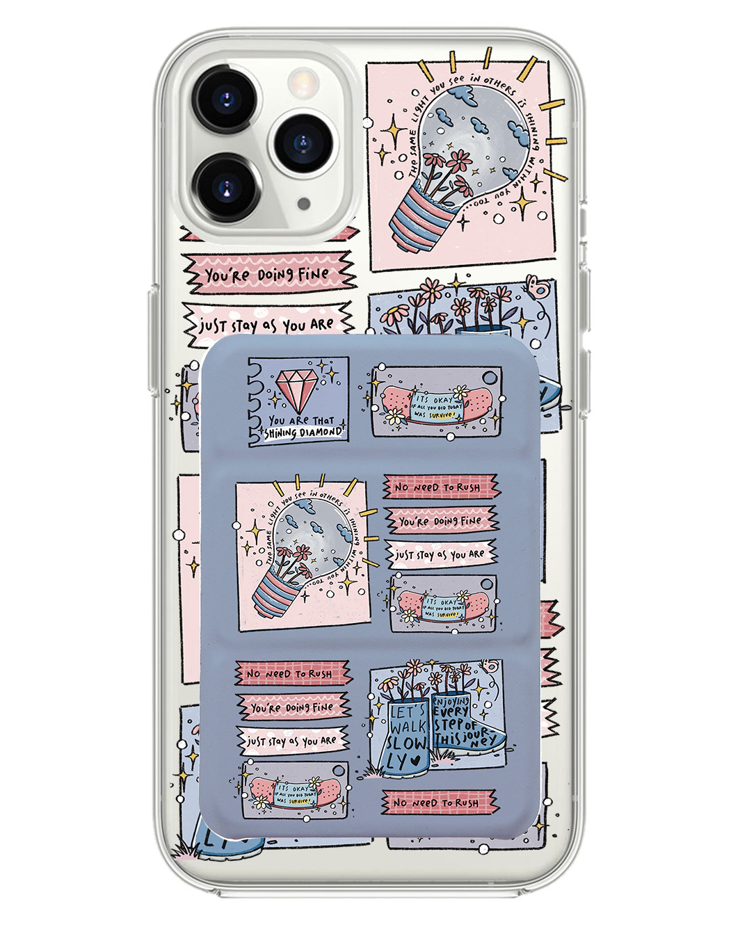 เคสพับสามทบแม่เหล็กสำหรับ iPhone - Shine