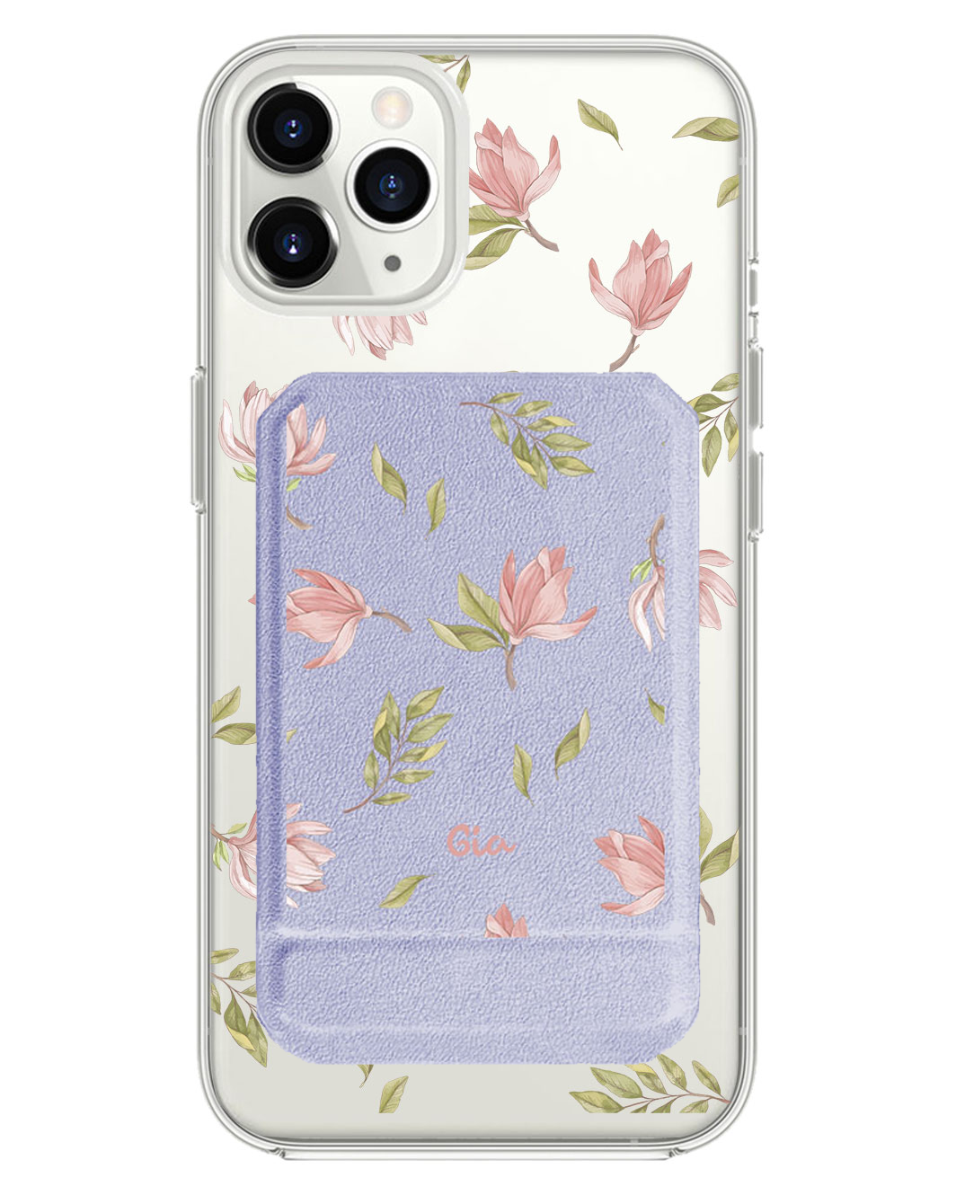 iPhone Magnetic Multifold Wallet - Azalea
