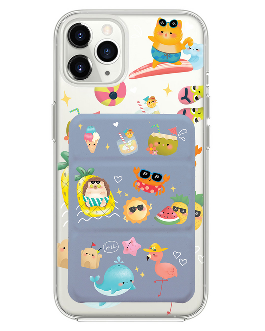 เคสแบบพับสามทบแม่เหล็กสำหรับ iPhone - ฤดูร้อน
