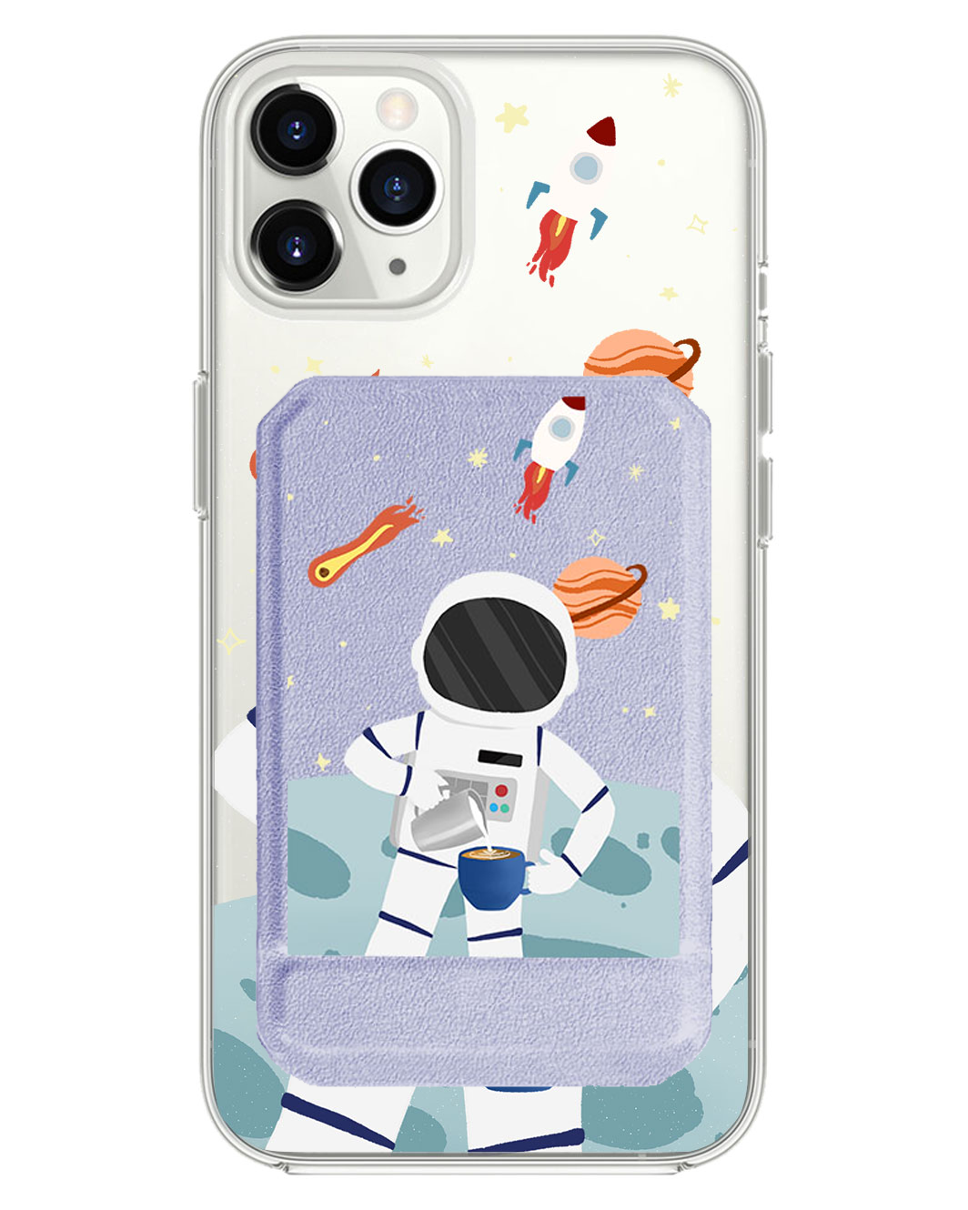 iPhone Magnetic Multifold Wallet - Baristronaut