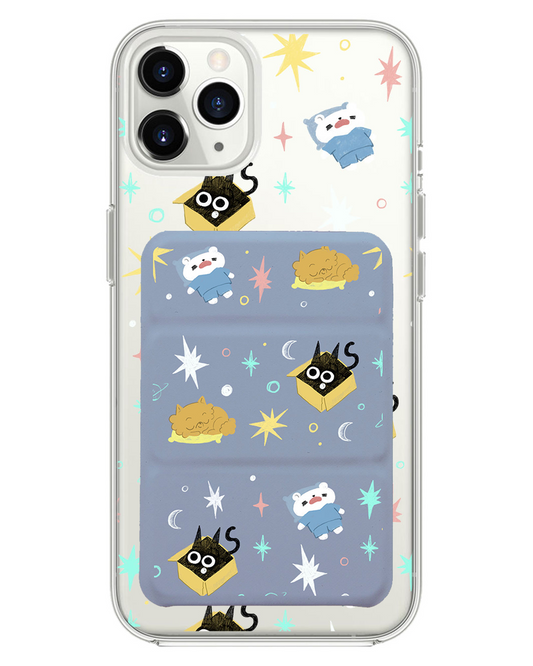 เคสพับสามทบแม่เหล็กสำหรับ iPhone - Nightover