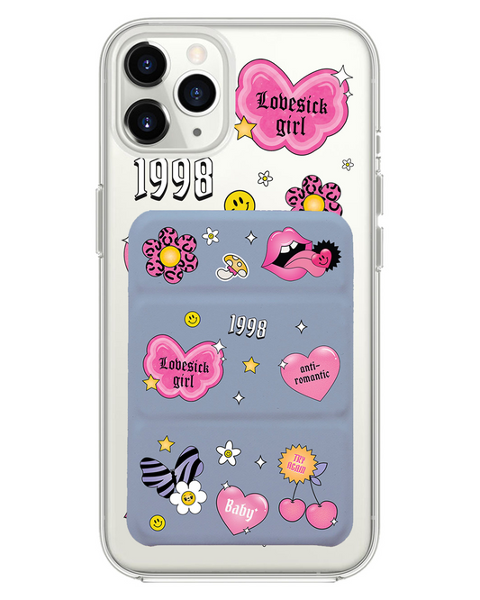 เคสพับสามทบแม่เหล็กสำหรับ iPhone - Lovesick