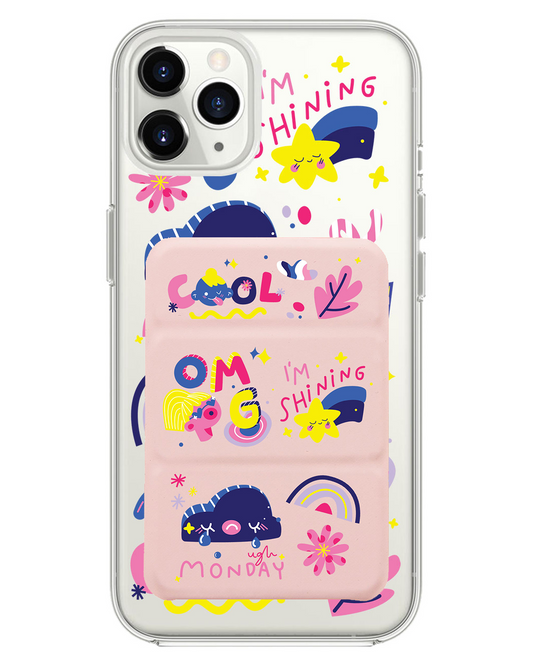 เคสพับสามทบแม่เหล็กสำหรับ iPhone - Monday My Day