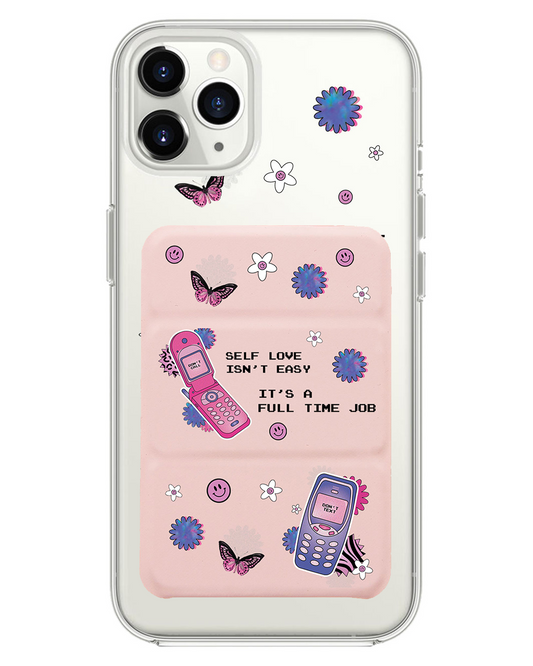 เคสพับสามทบแม่เหล็กสำหรับ iPhone - Busy Love Myself