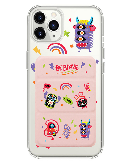 เคสพับสามทบแม่เหล็กสำหรับ iPhone - Baby Monster