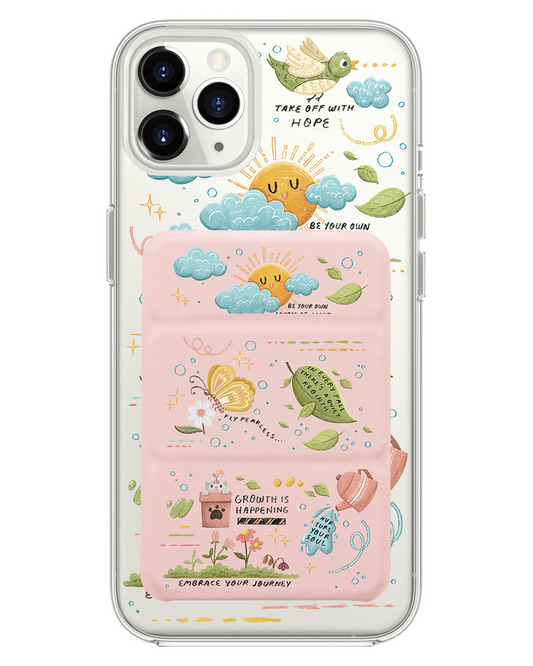 เคสพับสามทบแม่เหล็กสำหรับ iPhone - Growth