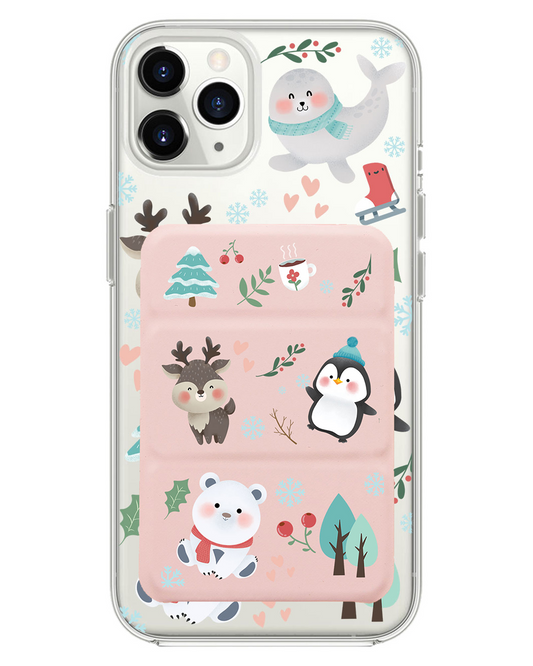 เคสแบบพับสามทบแม่เหล็กสำหรับ iPhone - ฤดูหนาว