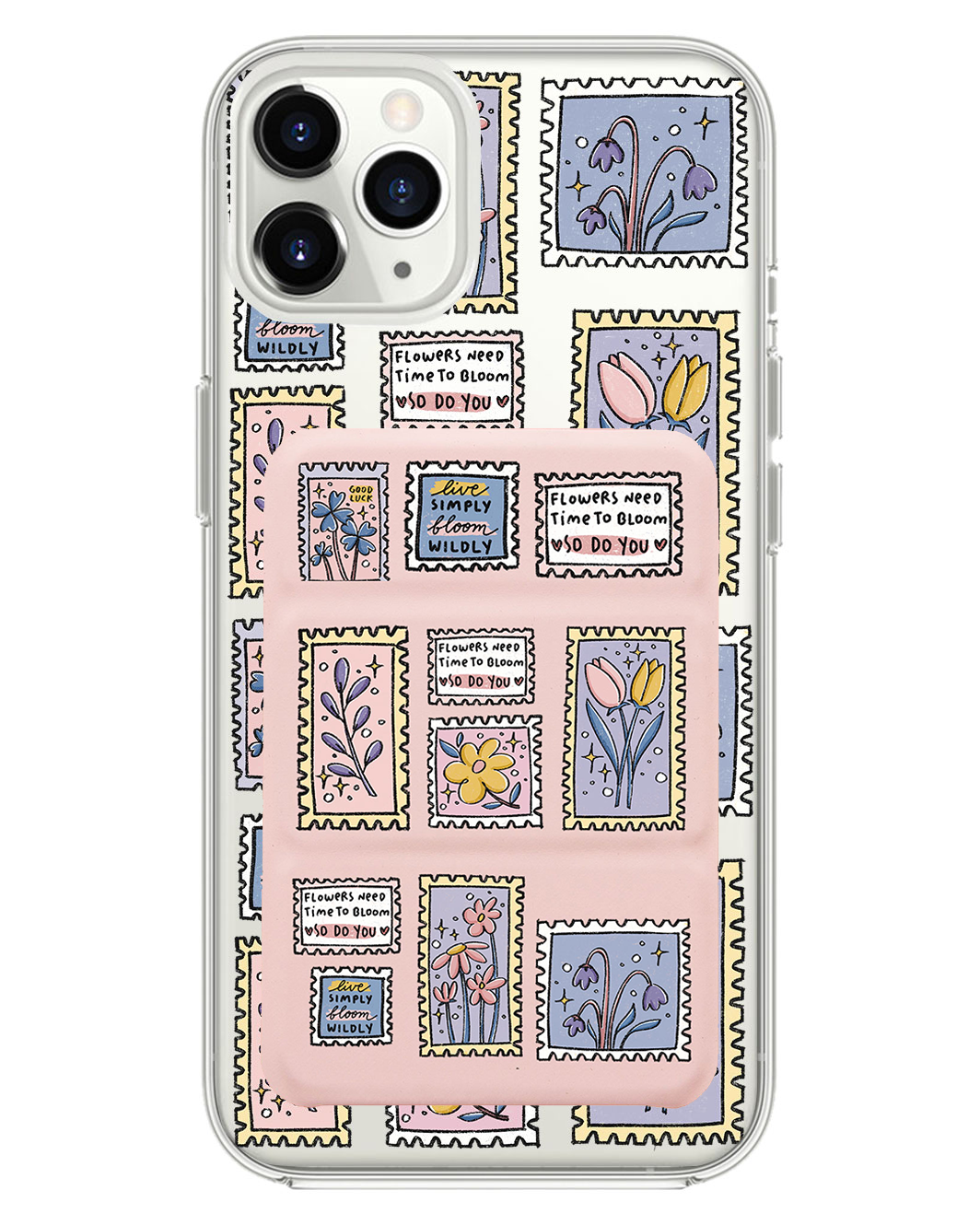 เคสพับสามทบแม่เหล็กสำหรับ iPhone - Time to Bloom