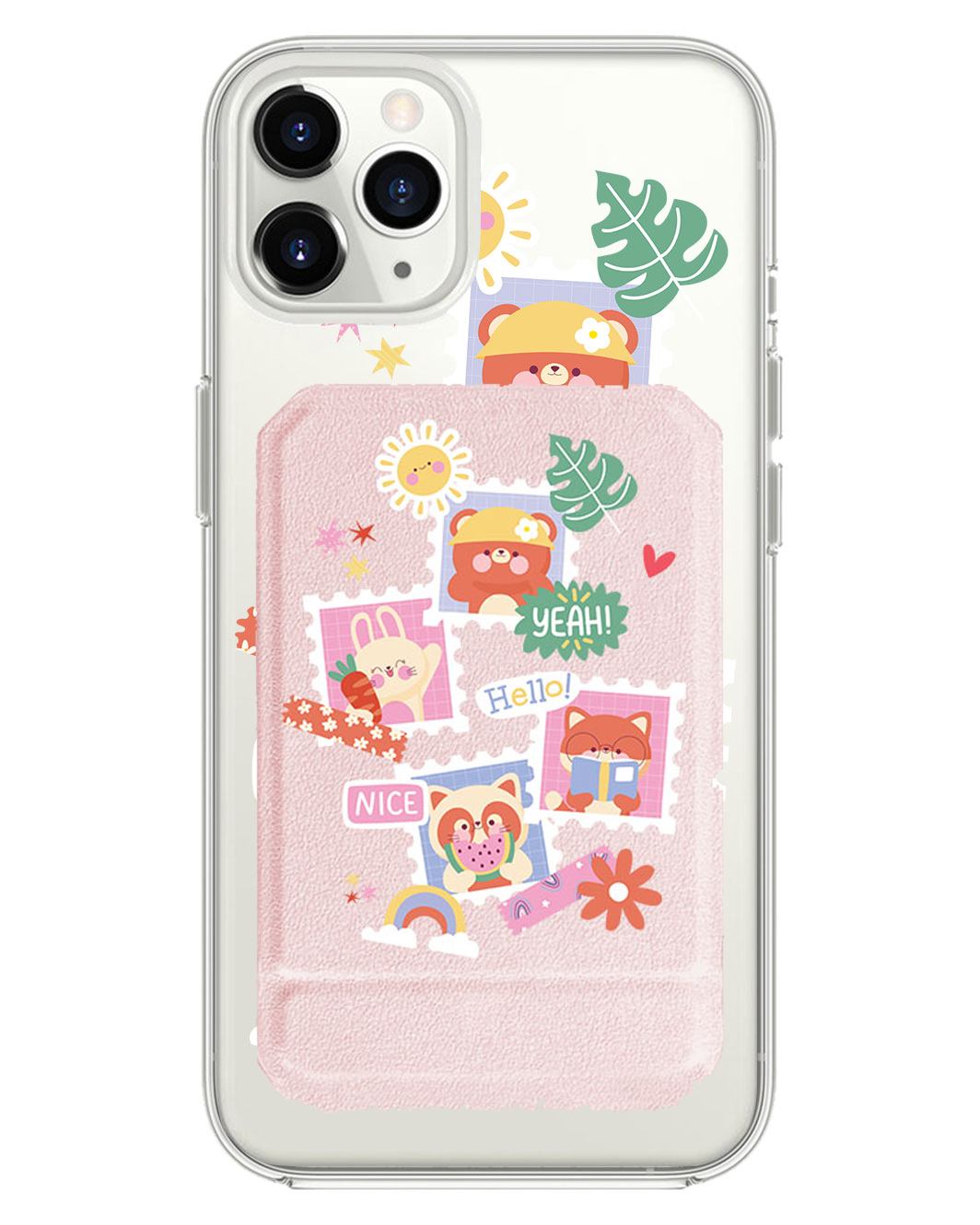 iPhone Magnetic Multifold Wallet - Animal Squad