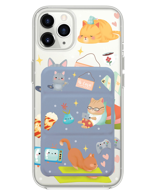 เคสพับสามทบแม่เหล็กสำหรับ iPhone - Stay Home