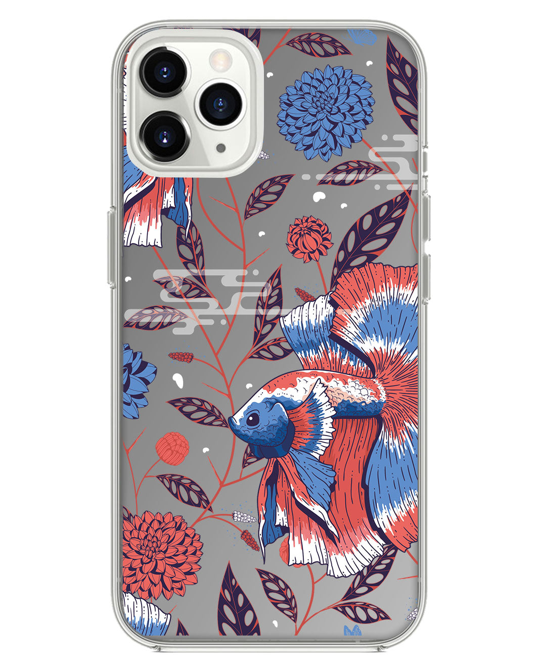 ที่จับกระจกสำหรับ iPhone - Fish &amp; Floral 2.0
