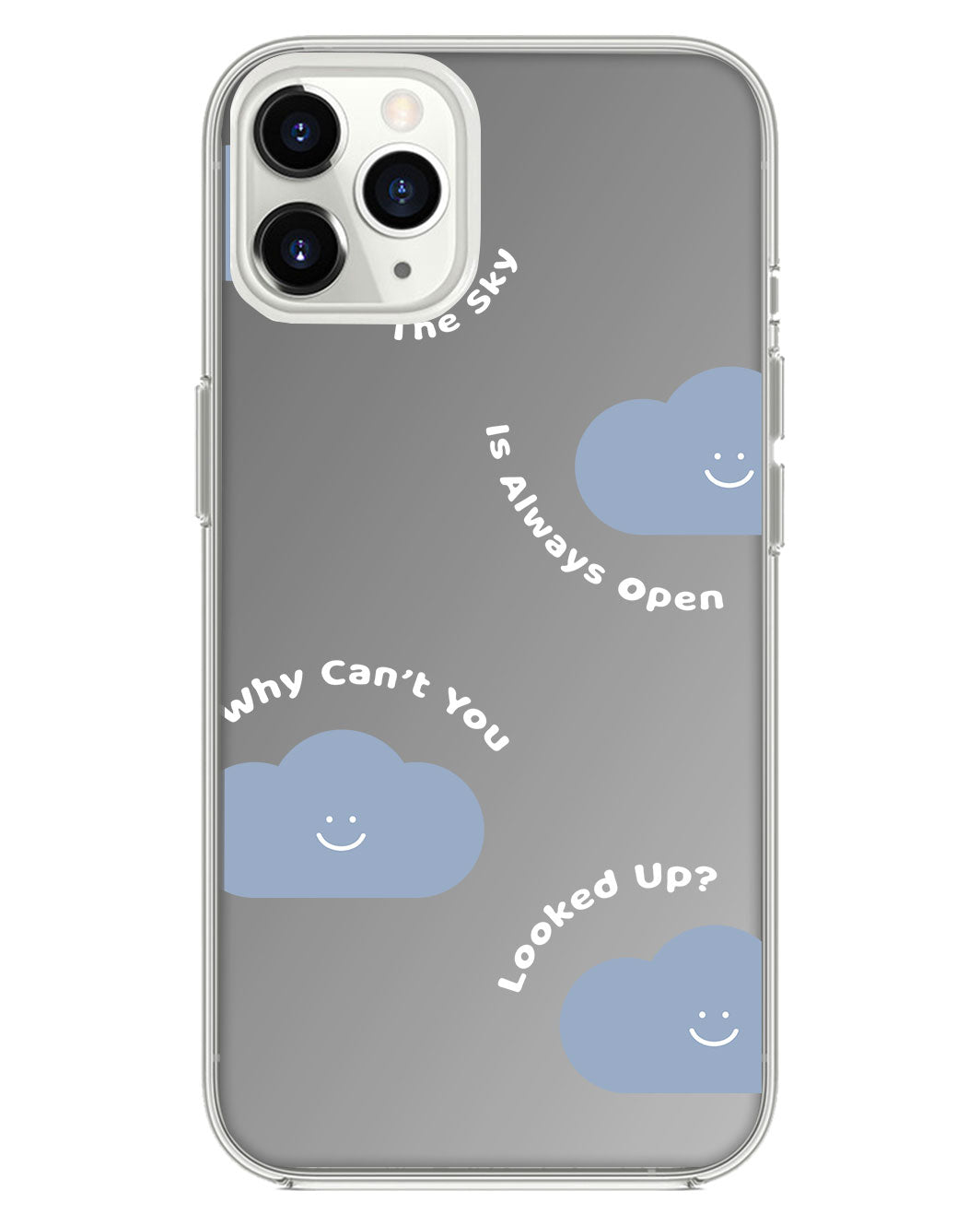 iPhone Mirror Grip - ก้อนเมฆสีดำ