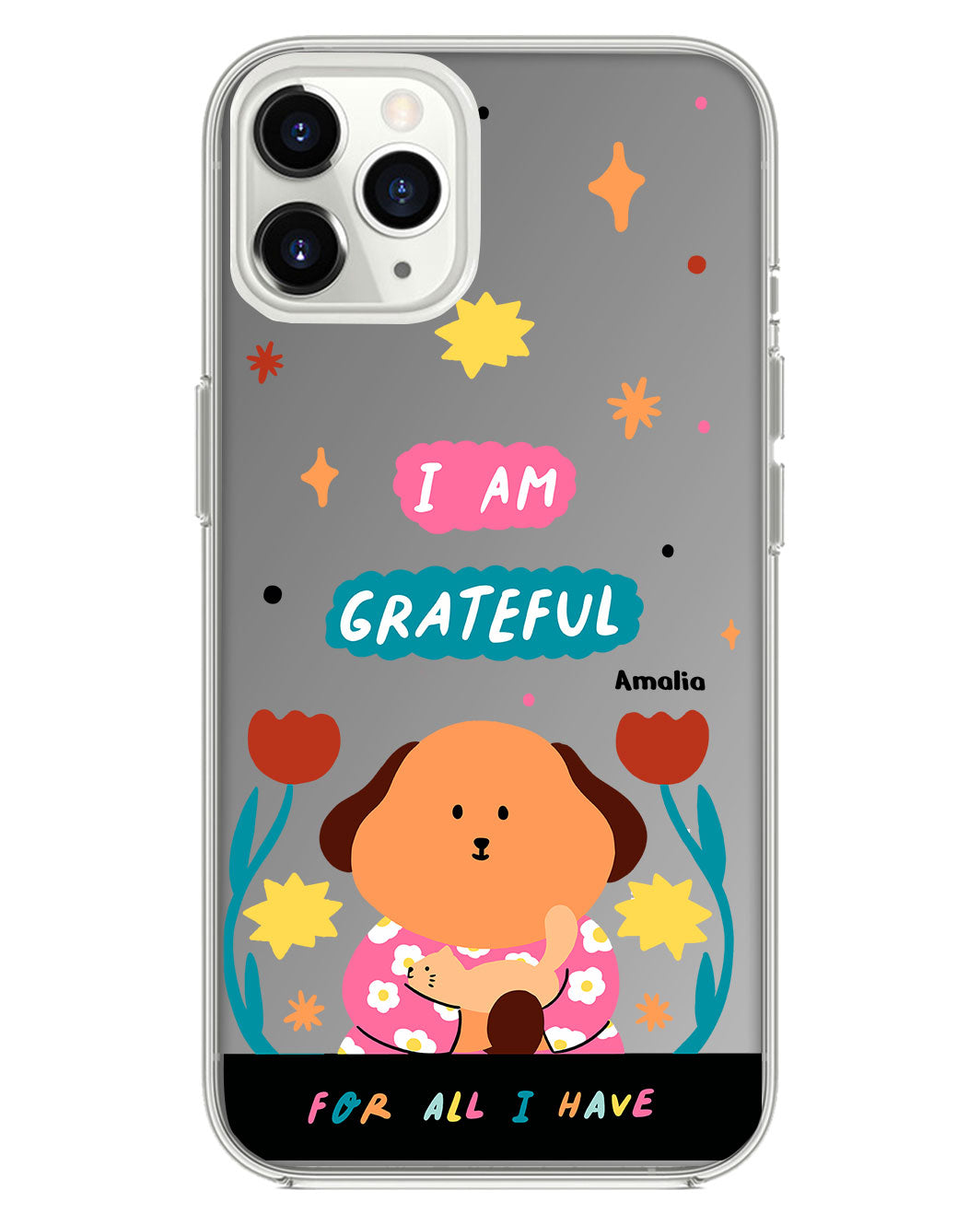 iPhone Mirror Grip - คิคุและแมว