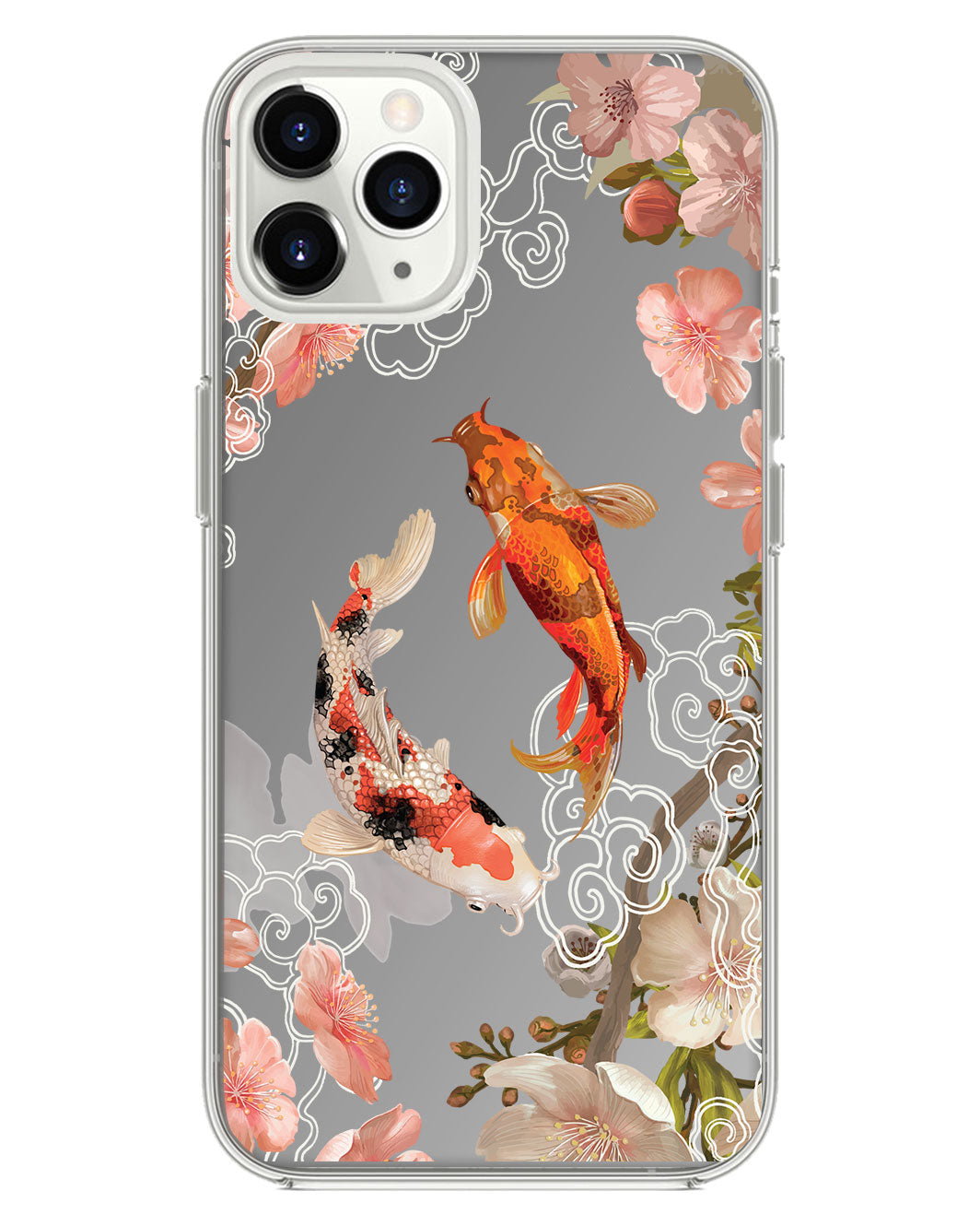 iPhone Mirror Grip - ภาพวาดสีน้ำมัน ปลาคาร์ป