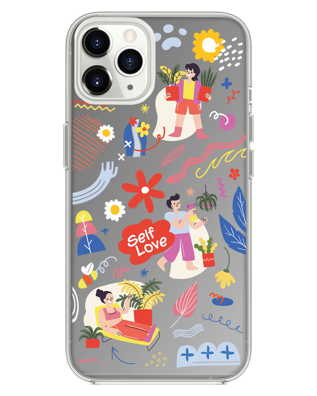 สติ๊กเกอร์ iPhone Mirror Grip - Self Love Pack 1.0