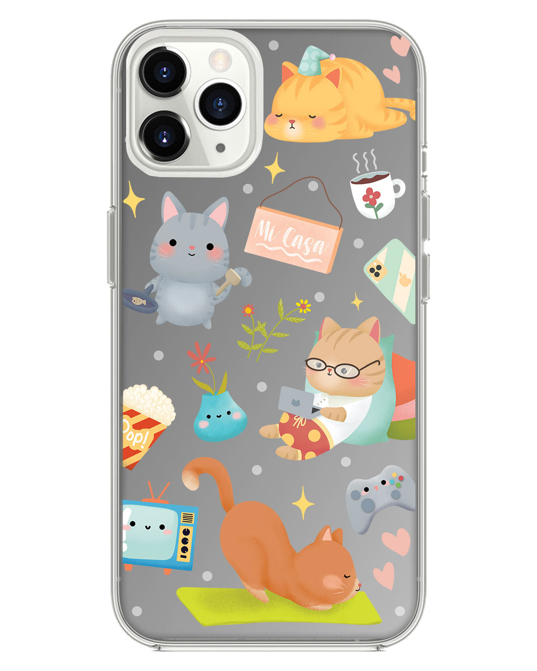 iPhone Mirror Grip - อยู่บ้านเถอะ