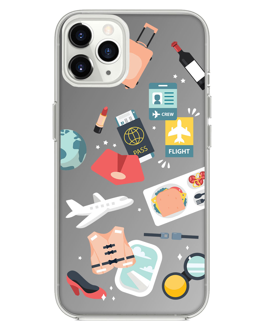 iPhone Mirror Grip - พนักงานต้อนรับบนเครื่องบินและพนักงานต้อนรับบนเครื่องบิน
