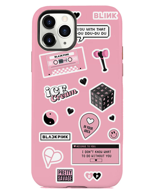 สติ๊กเกอร์ iPhone Rearguard Defender - Blackpink