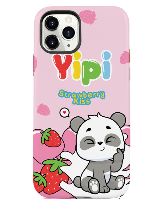واقي خلفي للآيفون - Yipi Strawberry Kiss