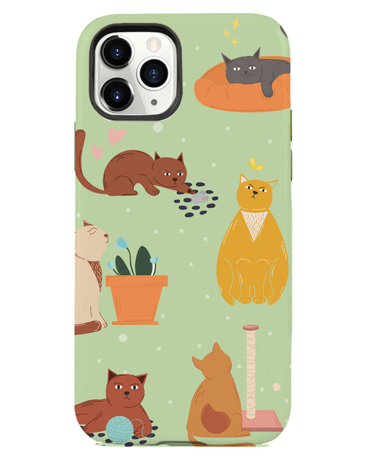 iPhone Rearguard Defender - แมวขี้เล่น