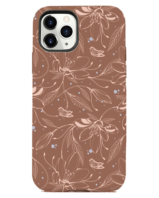 เคส iPhone Rearguard Defender - ดอกไม้และผีเสื้อแสนสวย 1.0