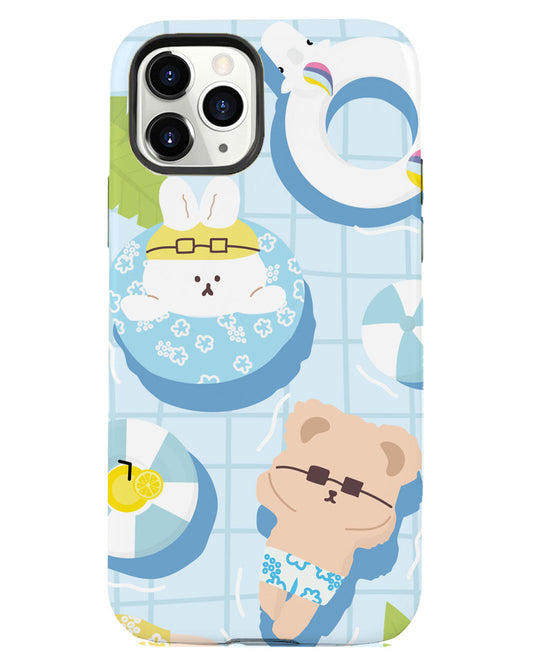iPhone Rearguard Defender - สี Pool Party Blue
