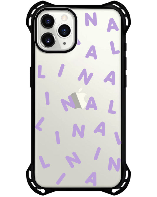 iPhone Rearguard Ultimate - CUSTOM MONOGRAM 2.0 สีไลแลค