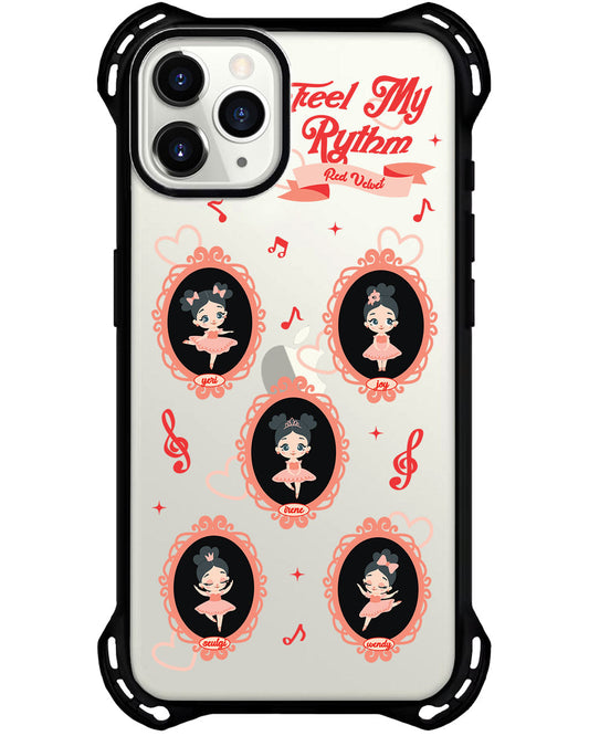 iPhone Rearguard Ultimate - กำมะหยี่สีแดง Feel My Rhythm