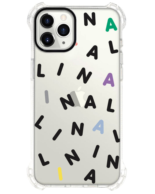 iPhone Rearguard Ultimate - CUSTOM MONOGRAM 2.0 สีดำ