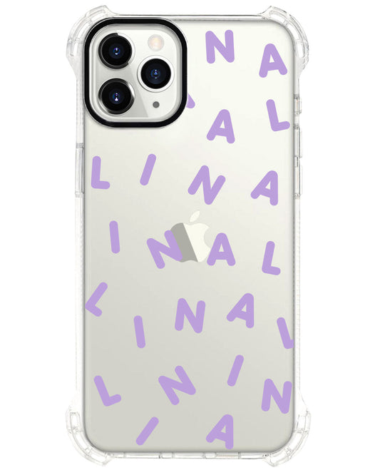iPhone Rearguard Ultimate - CUSTOM MONOGRAM 2.0 สีไลแลค