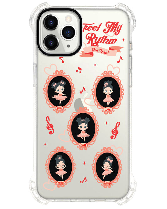 iPhone Rearguard Ultimate - กำมะหยี่สีแดง Feel My Rhythm