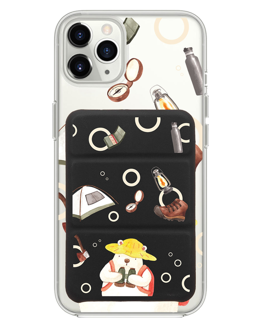 เคสพับสามทบแม่เหล็กสำหรับ iPhone - Adventure of Bear