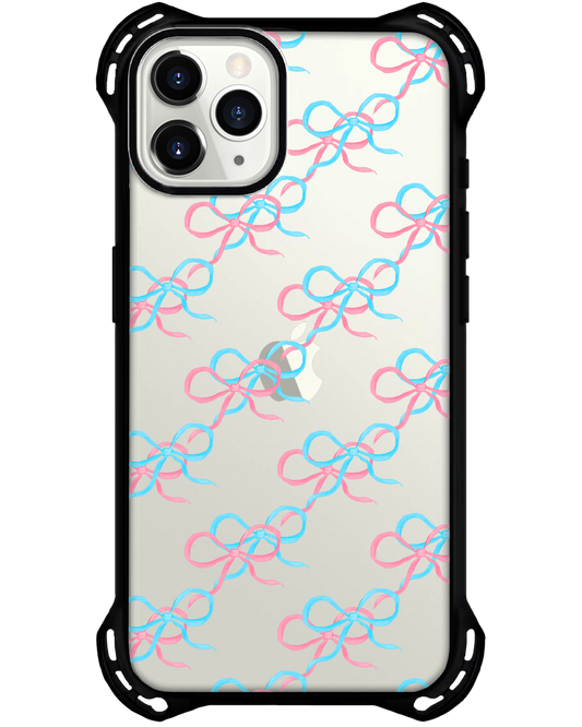 iPhone Rearguard Ultimate - สีชมพู Coquette Pink &amp; Blue Bow