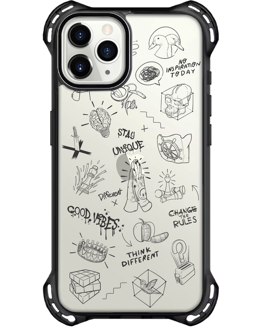 iPhone Rearguard Ultimate - Stay Unique สีดำ